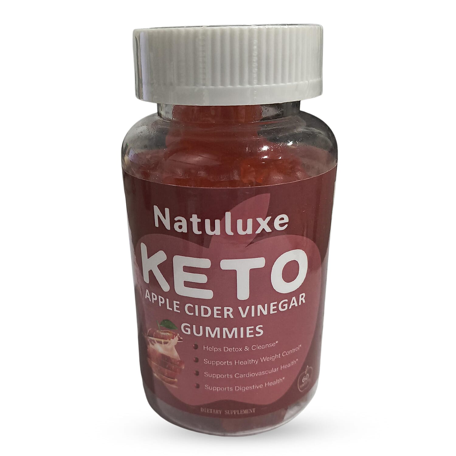 Natuluxe Keto Apple Cider Gummies - 60 Gummies (1 Month Supply)