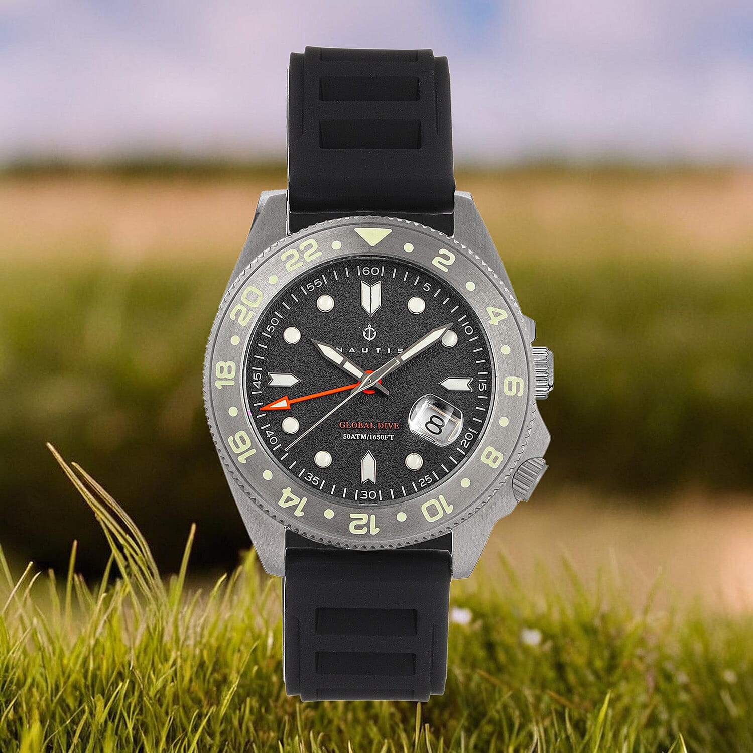 Nautis Automatic Mens Watch in Stainless Steel