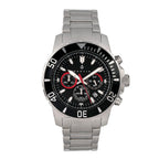 Nautis Quartz Mens Watch in Stainless Steel - Black