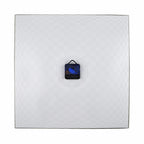 NeXtime Square Pattern Wall Clock (Size 44 cm) - Black & White