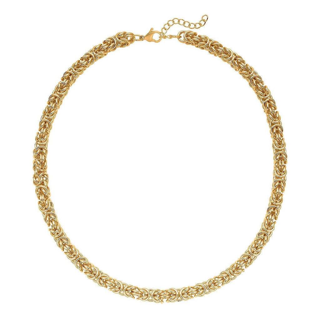 Biggest Deal of 2025 - Byzantine Necklace (Size - 20 - 2 Ext) with Lobster Clasp