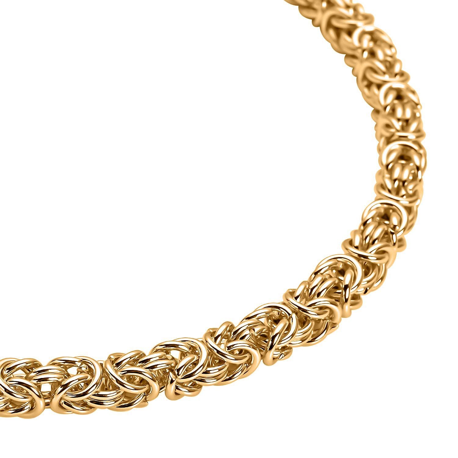 Biggest Deal of 2025 - Byzantine Necklace (Size - 20 - 2 Ext) with Lobster Clasp