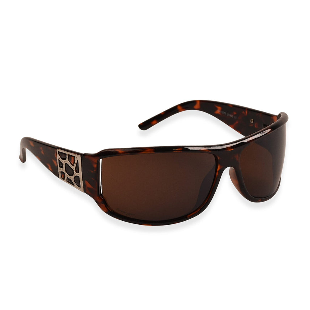 New Age Sunglasses with UV400 Filter - Dark Brown