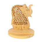 New Arrival- Hand Carved Wooden Mobile Phone Holder- Elephant