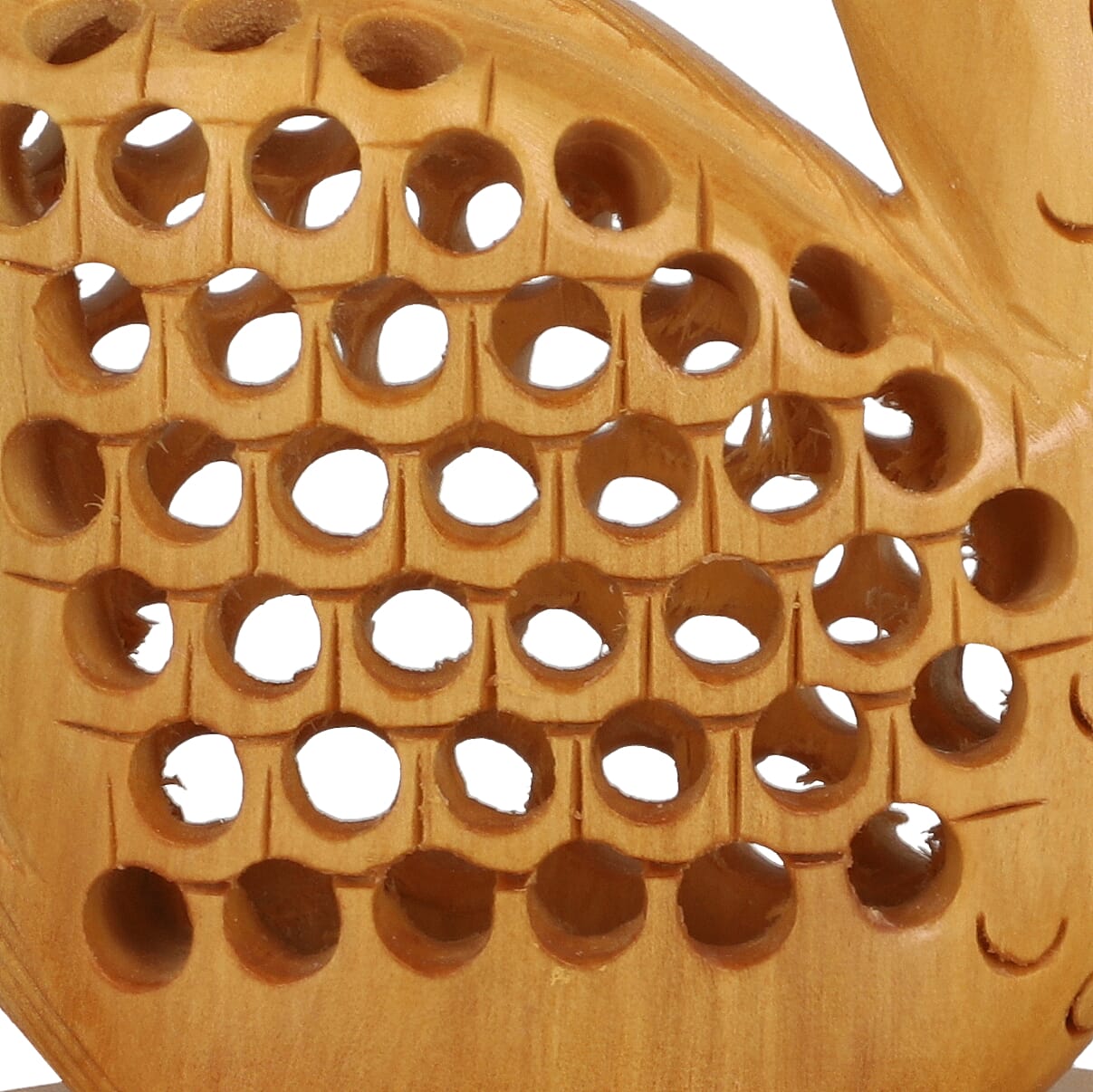 New Arrival- Hand Carved Wooden Mobile Phone Holder - Swan