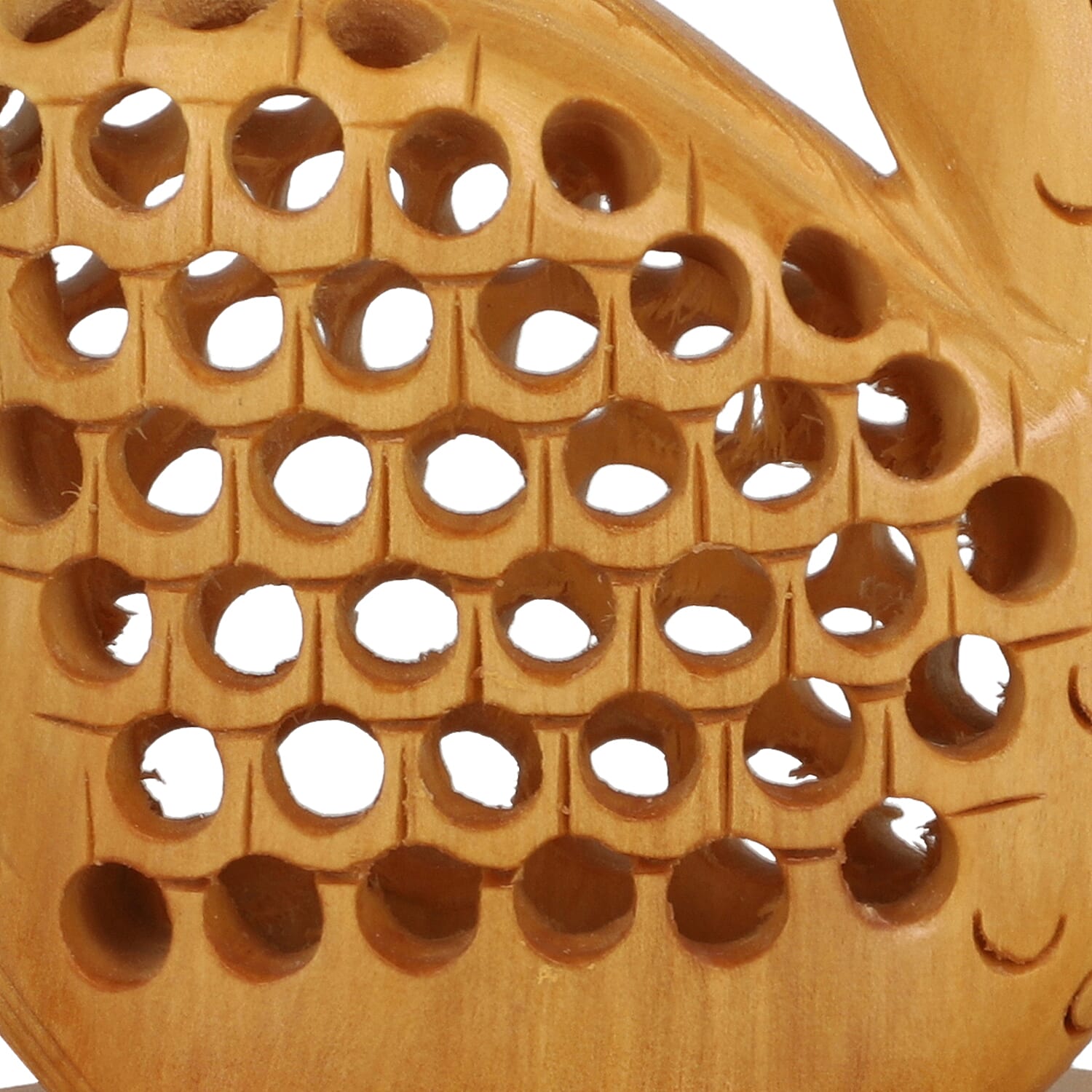 New Arrival- Hand Carved Wooden Mobile Phone Holder - Swan