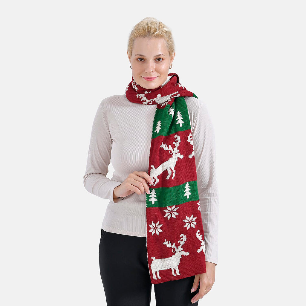 New Arrival - Limited Stock - Christmas Printed Scarf - Red