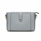 New Arrival - Quilted Crossbody Bag with Card Holder - Sky