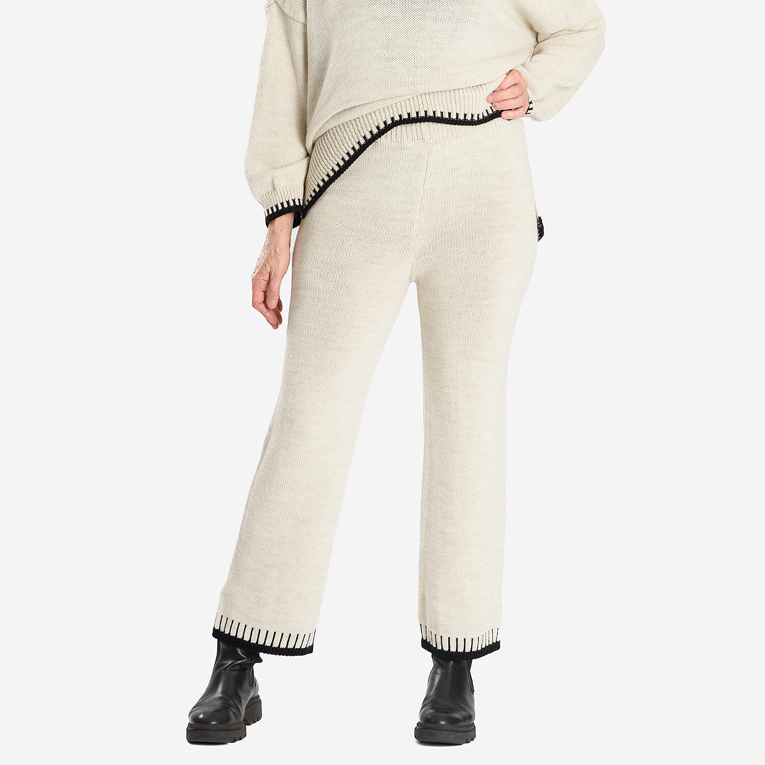 New Collection Loungewear Trouser (One Size, 8-18) - Beige