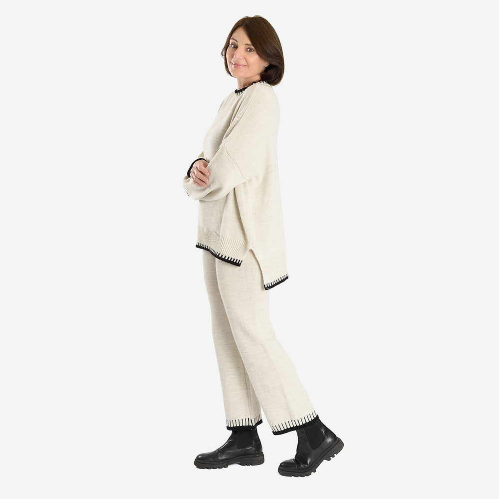 New Collection Loungewear Trouser (One Size, 8-18) - Beige