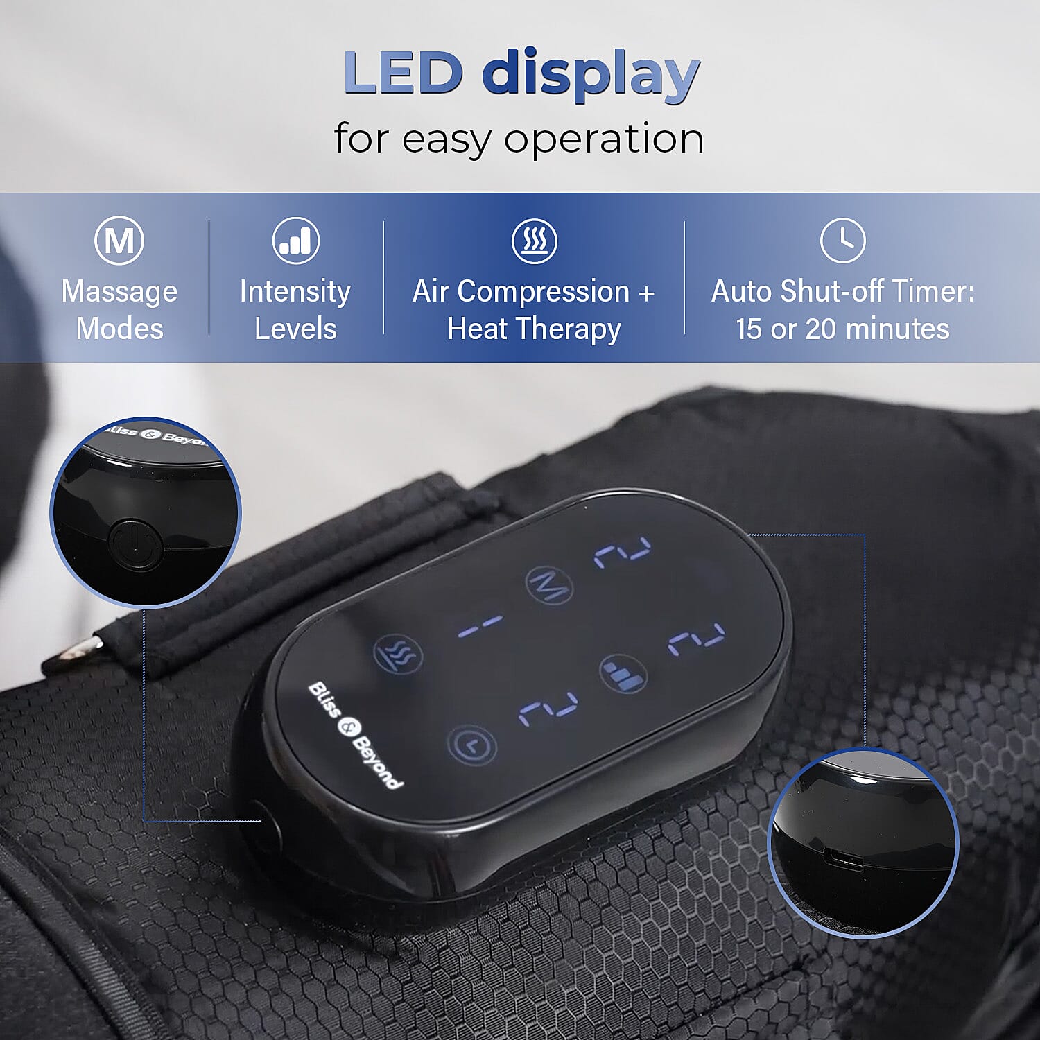 Bliss - Beyond Cordless Air Compression Massager