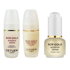 New Launch Cetuem - SCR Gold Anti-Ageing, Anti-Oxidant Serum, Creme De Lite Moisturiser - 50ml & Booster Serum 15ml Bundle