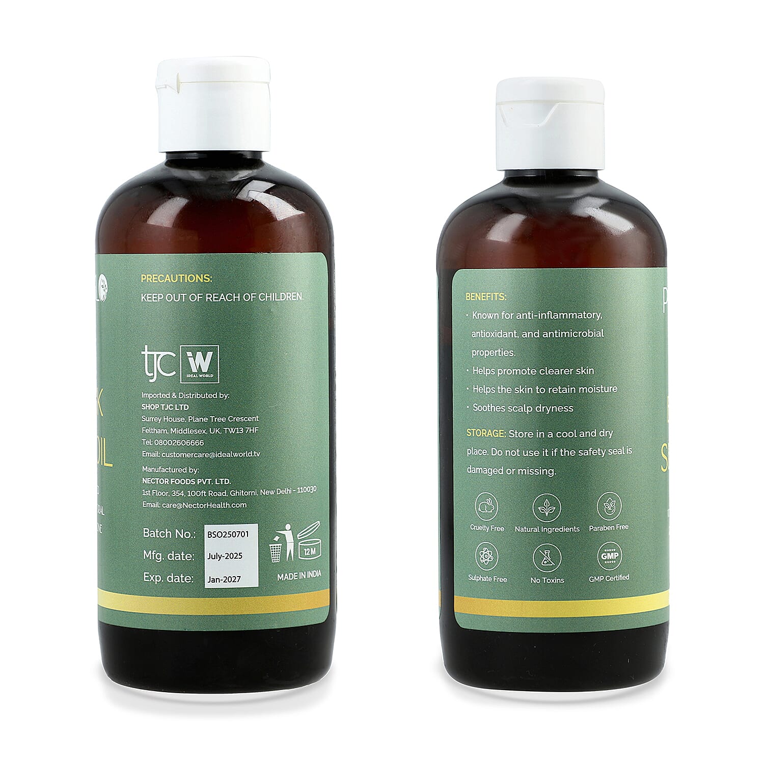 New Launch- Pure Glo Black Seed Oil - 250 ml