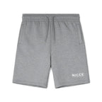 Nicce Mens Brushed Back Fleece Shorts (Size S) - Dark Grey