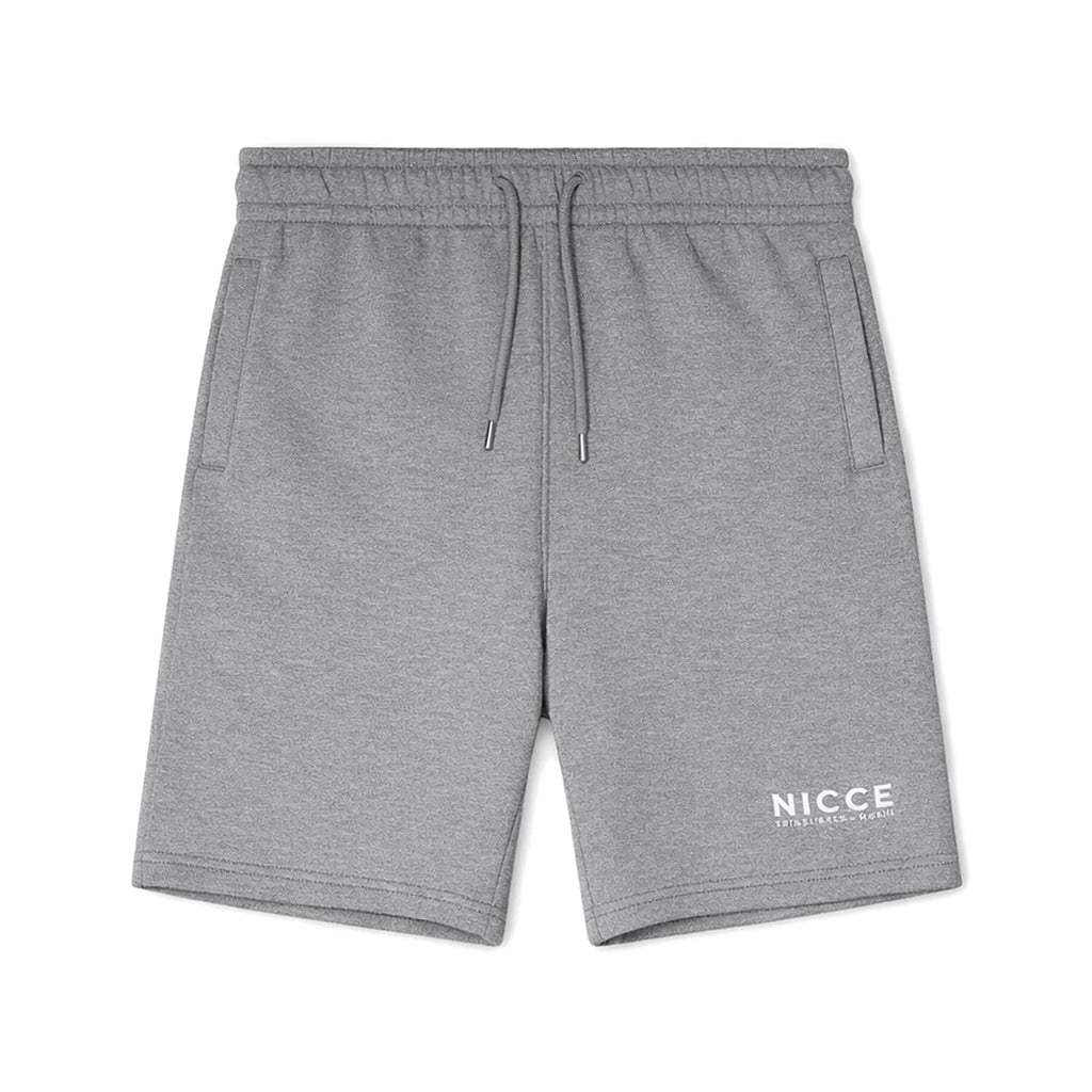 Nicce Mens Brushed Back Fleece Shorts (Size XL) - Dark Grey