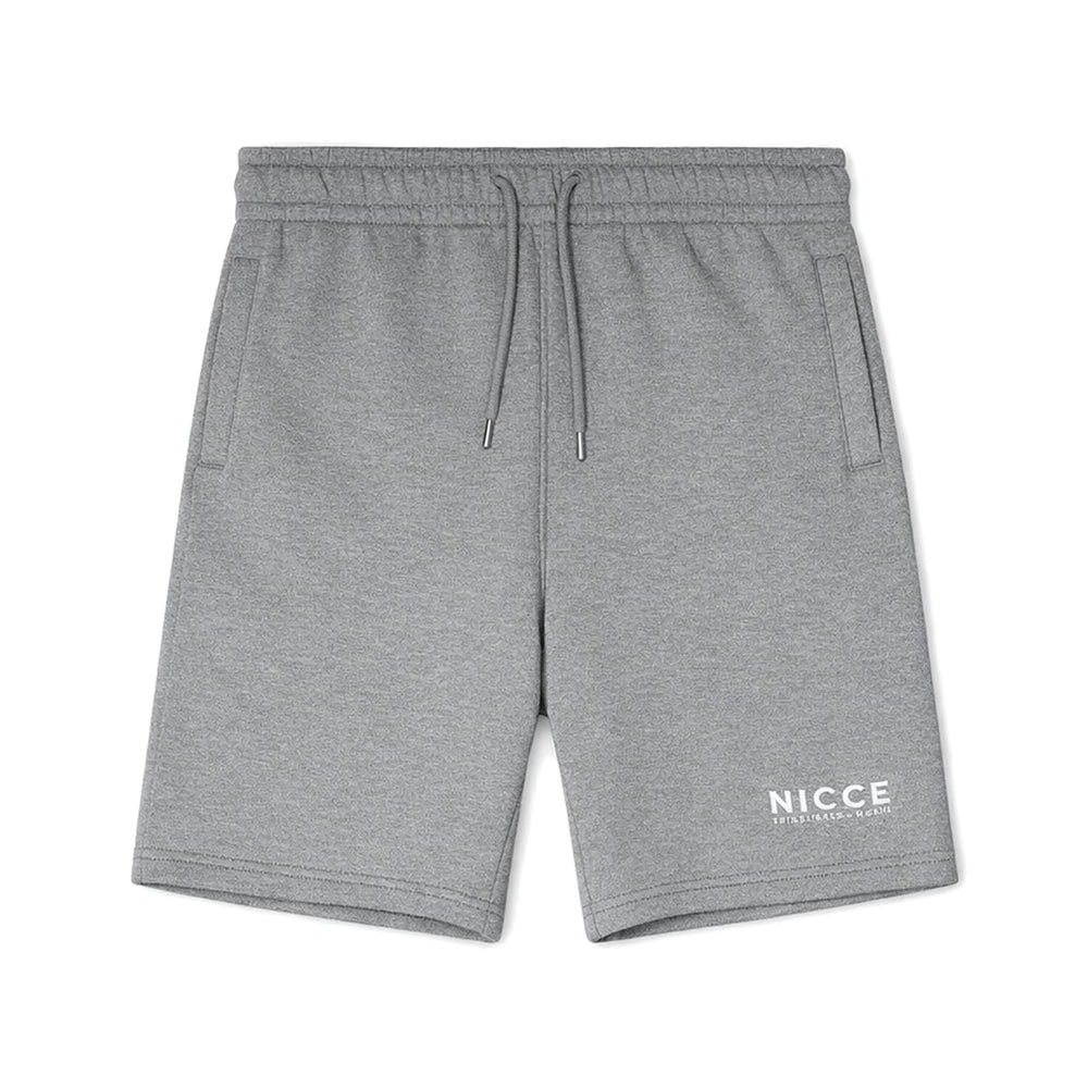 Nicce Mens Brushed Back Fleece Shorts (Size XXL) - Dark Grey