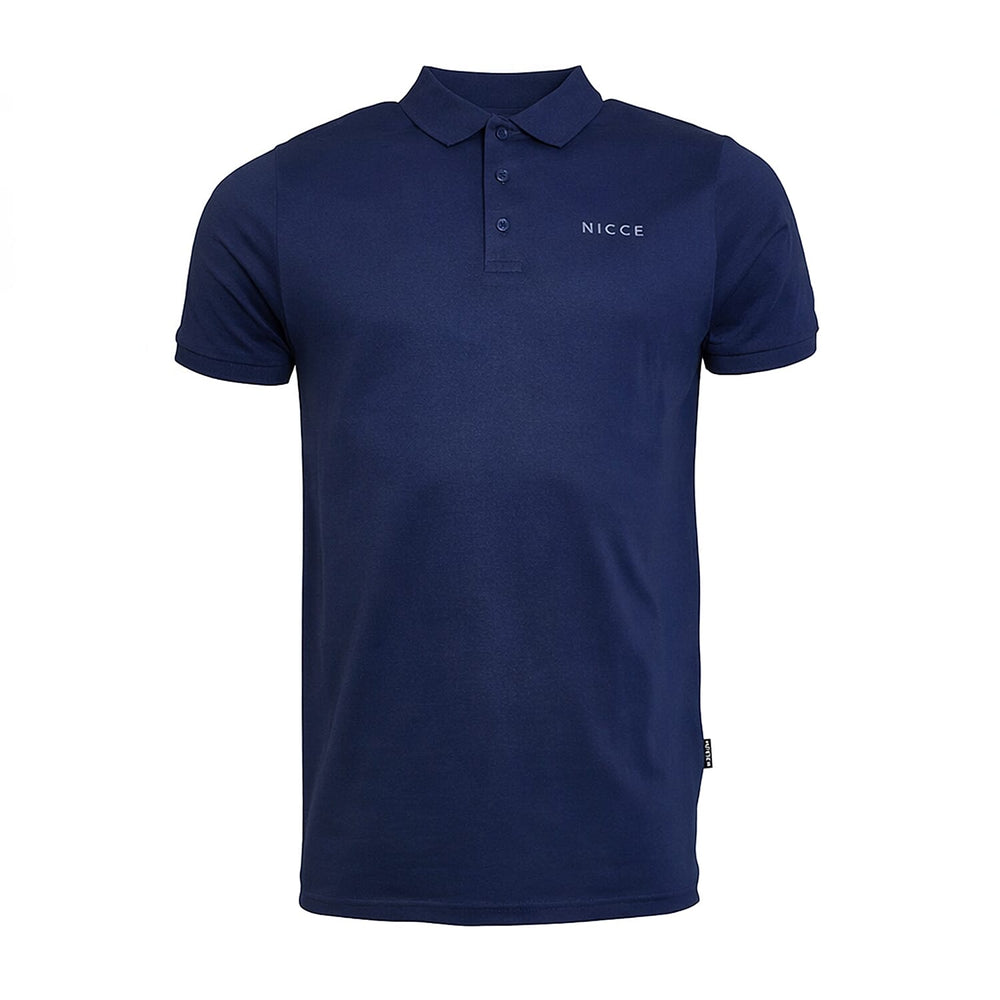 Nicce Mens 100% Cotton Polo (Size L) - Navy