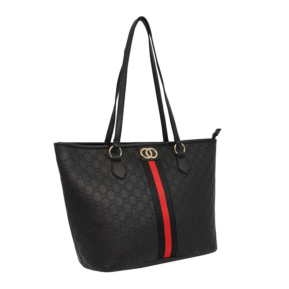 PU Tote Bag - Black