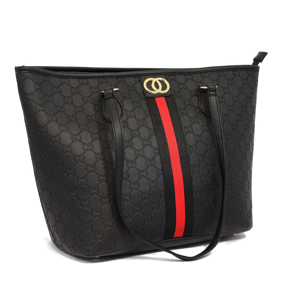 PU Tote Bag - Black