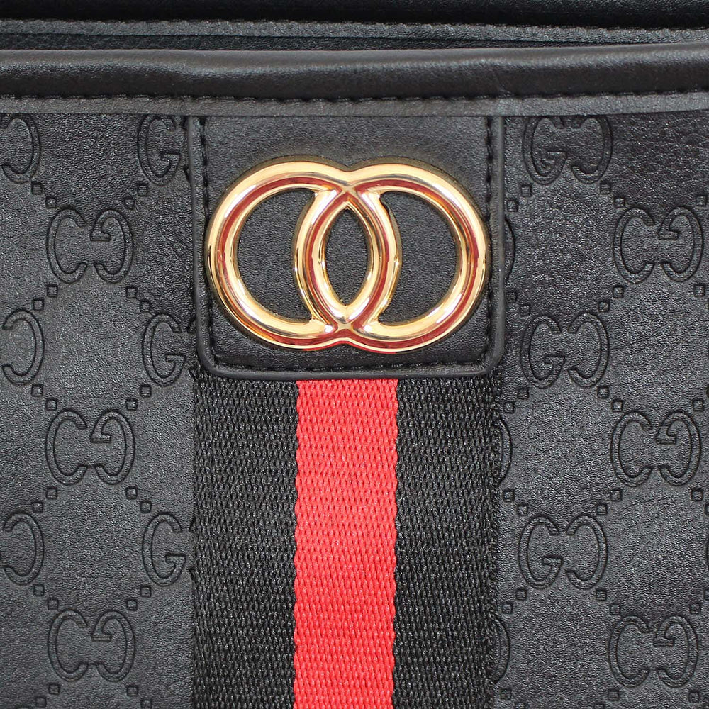 PU Tote Bag - Black