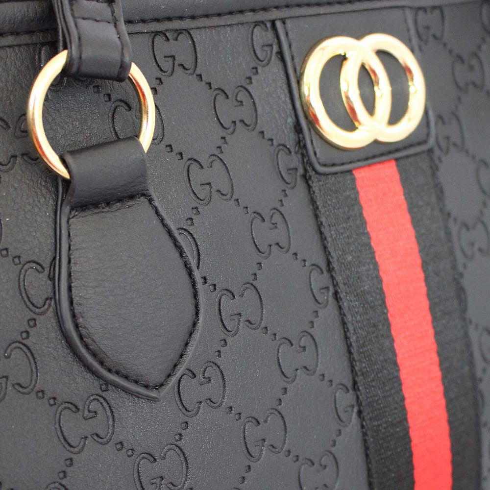PU Tote Bag - Black
