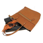 Nicole PU Shoulder Bag - Tan