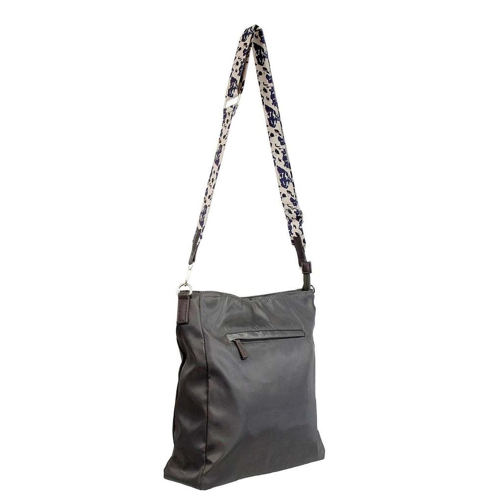 Nicole Brown Nylon Giraffe Tote Bag - Grey