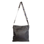 Nicole Brown Nylon Giraffe Tote Bag - Grey