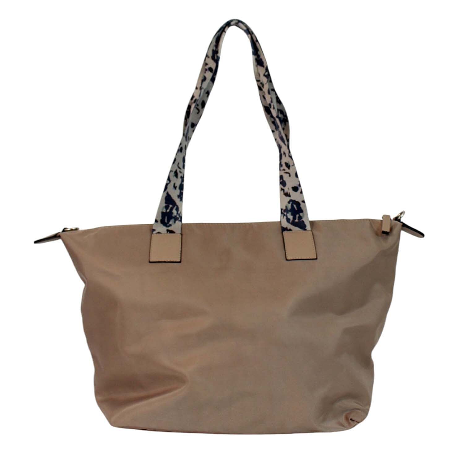Nicole Brown Nylon Giraffe Tote Bag - Mocha