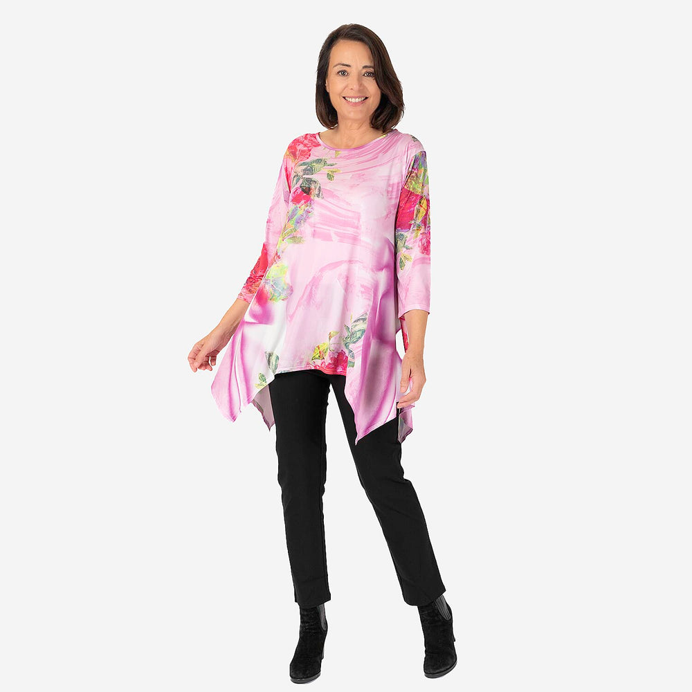 Nicole Polyester Tunic (Size 1x1 cm) - Pink