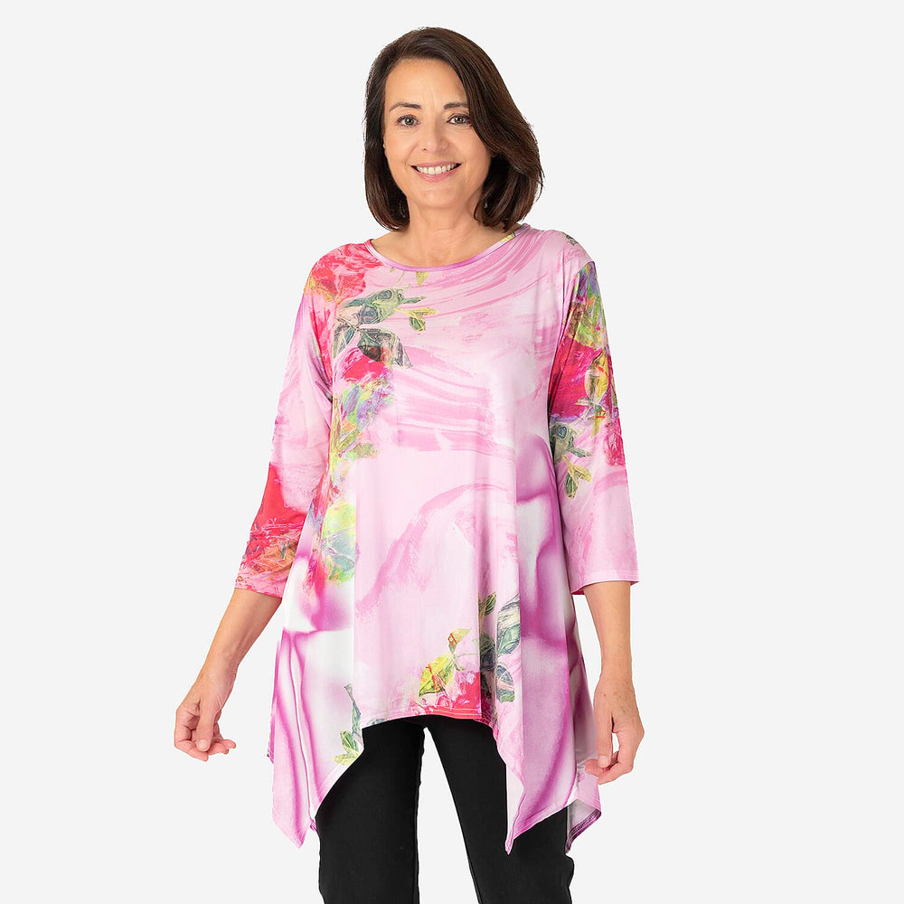 Nicole Polyester Tunic (Size 1x1 cm) - Pink