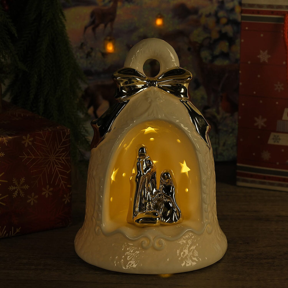 Christmas Special - Bell Shaped Porcelain Figurine Light