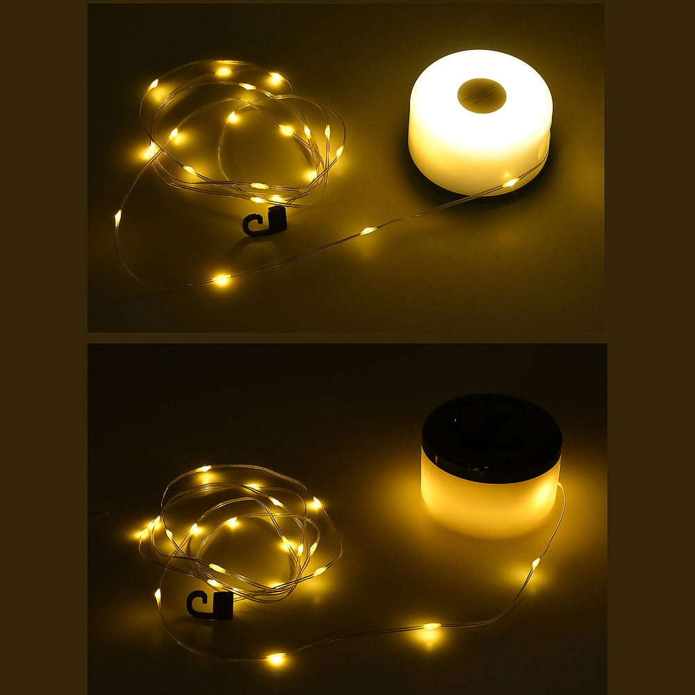 Rechargeable Belt Outdoor Warm String Light (1800mAh Battery)