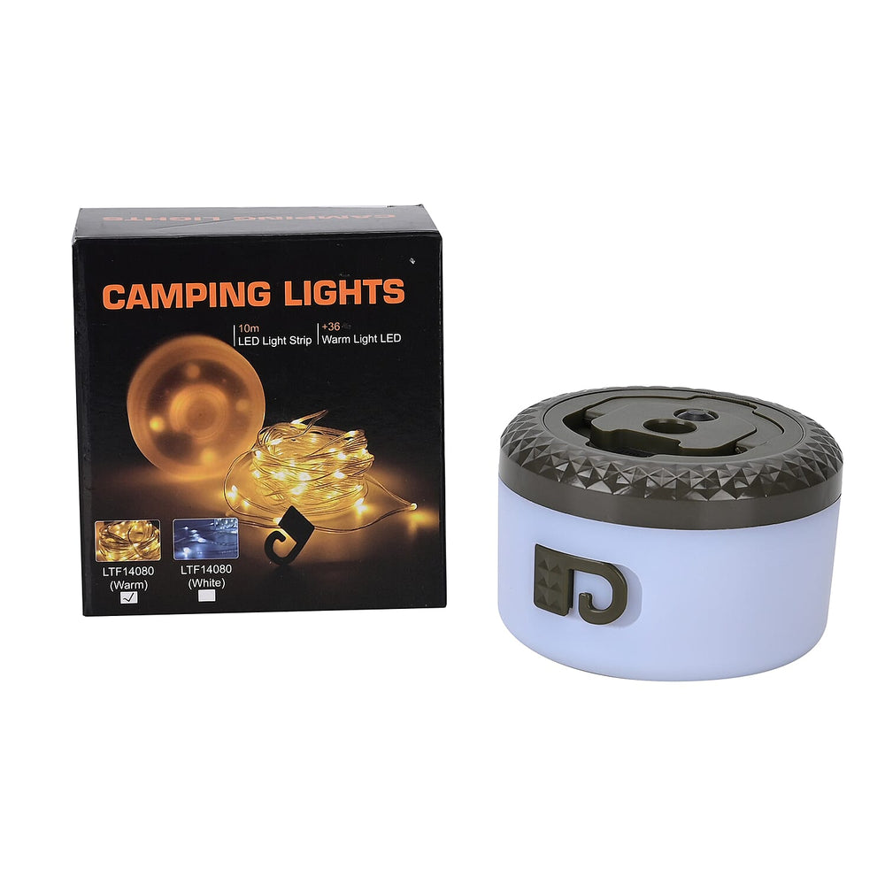 Rechargeable Belt Outdoor Warm String Light (1800mAh Battery)
