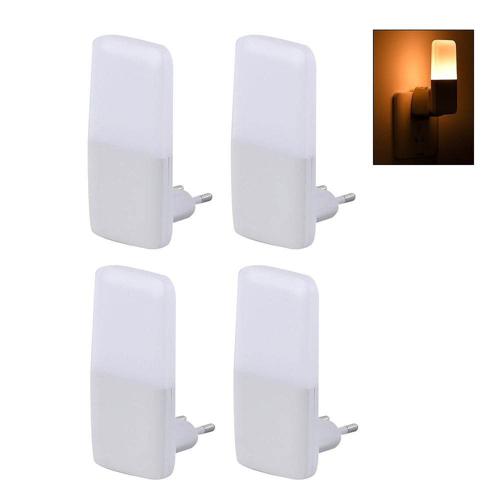 Value Bundle - Set of 4 Dusk to Dawn Sensor LED Warm Night Light - White