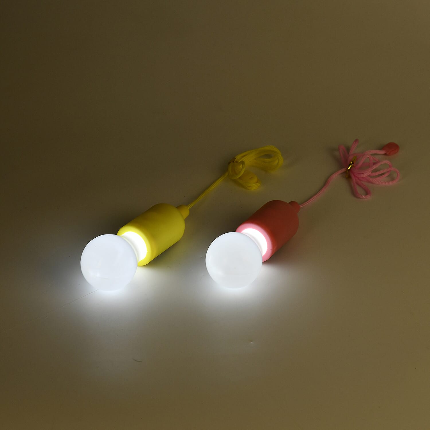 Set of 6 Pull Cord LED Light 0.5W (AAA Battery not Inc.) - Multi