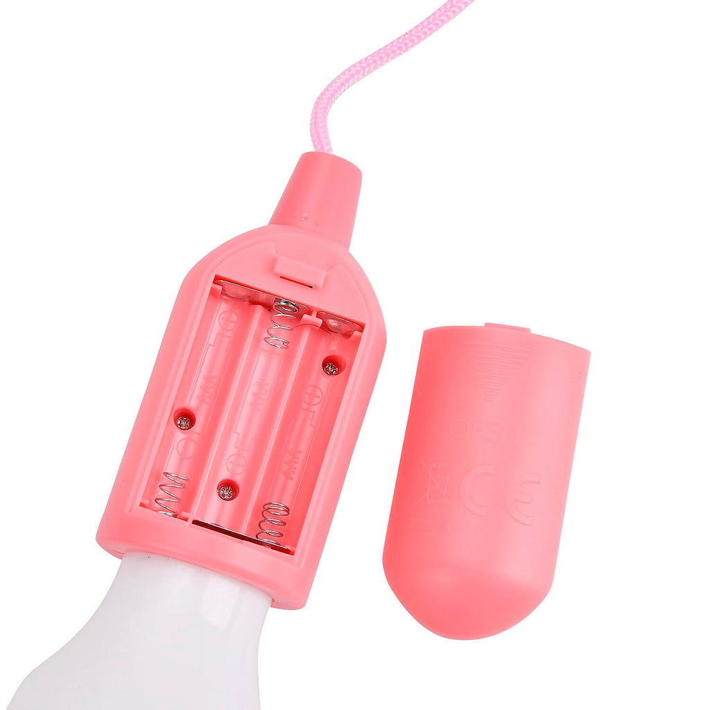 Set of 6 Pull Cord LED Light 0.5W (AAA Battery not Inc.) - Multi