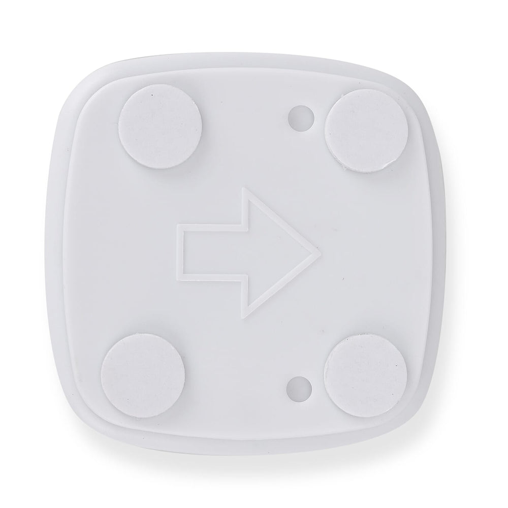 3 Pack Motion Sensor Night Light with Backside Sticker - White & White