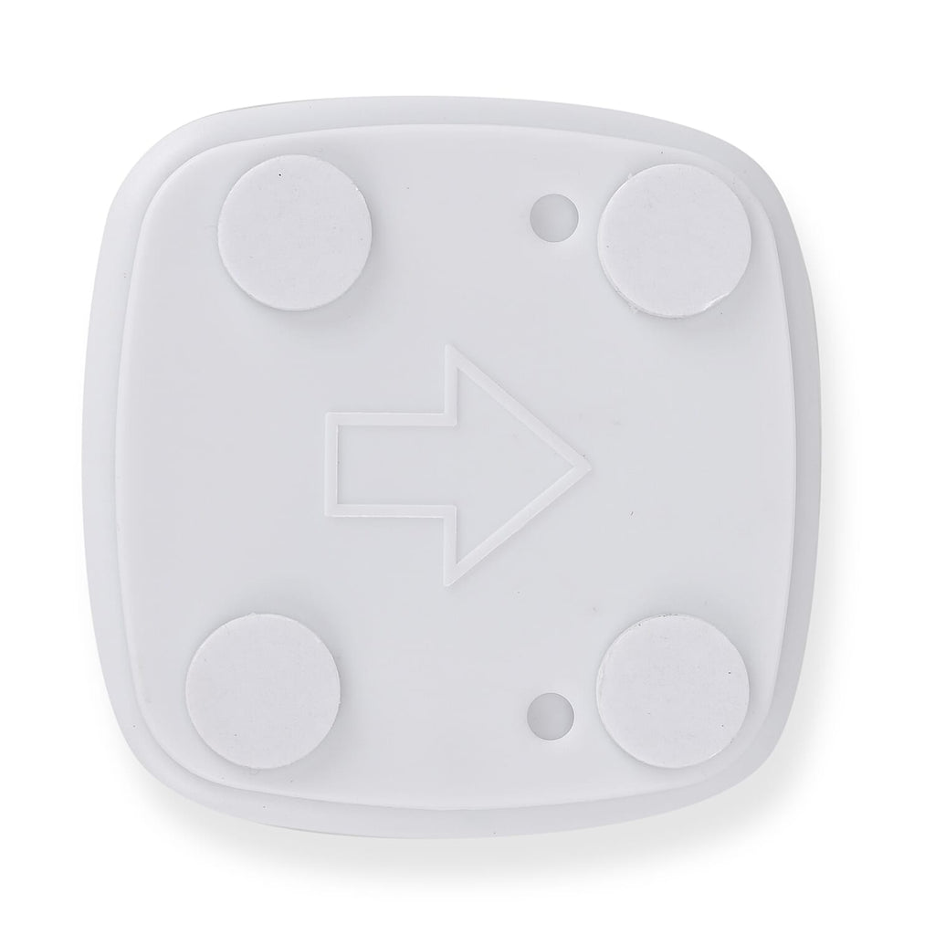 3 Pack Motion Sensor Night Light with Backside Sticker - White & White