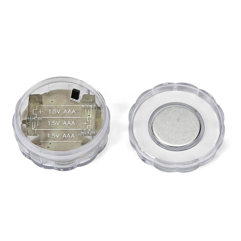 Set of 2 Waterproof LED Lights with Remote (Requires 3xAAA Battery Not Included)