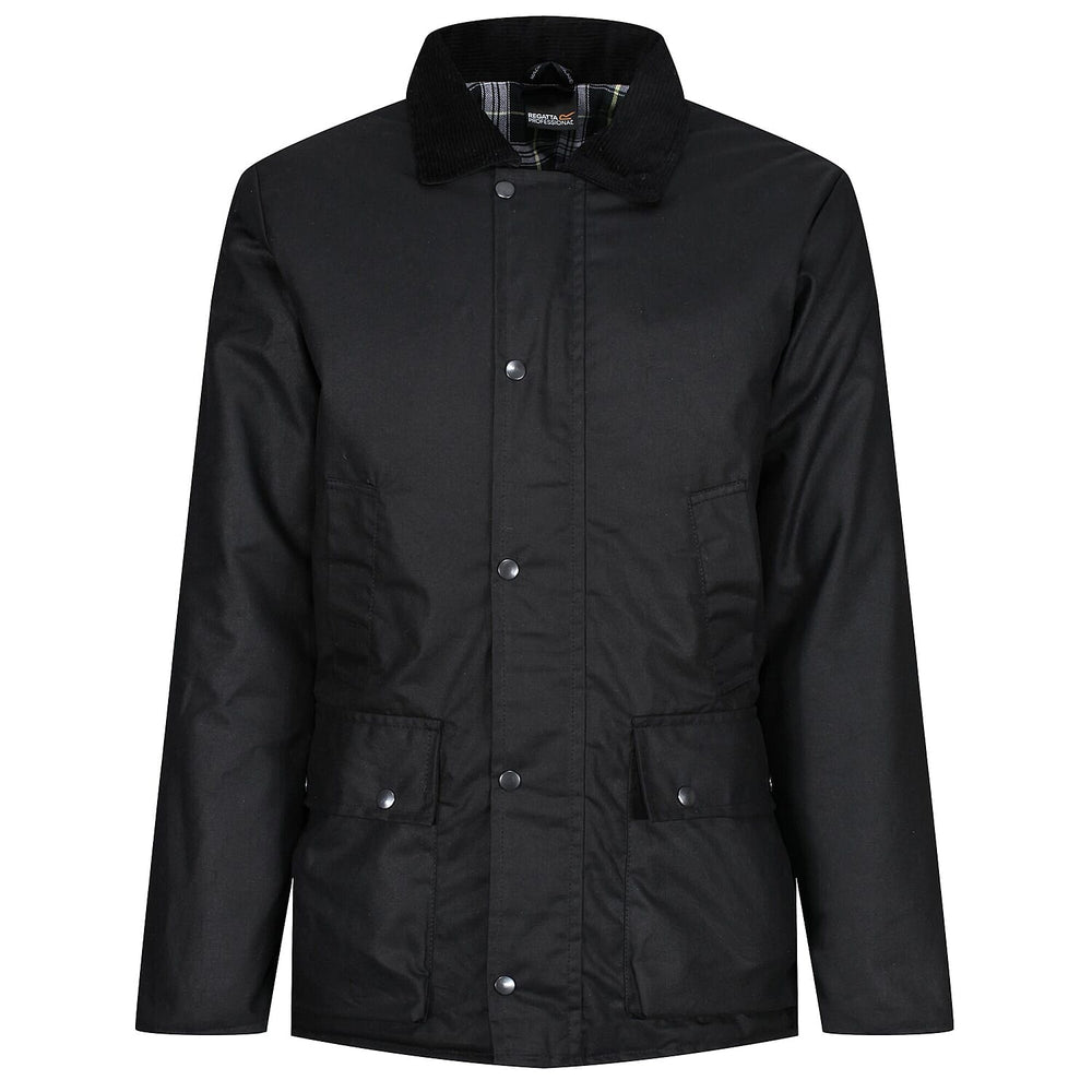 REGATTA Mens Pensford Wax Jacket (Size L) - Black