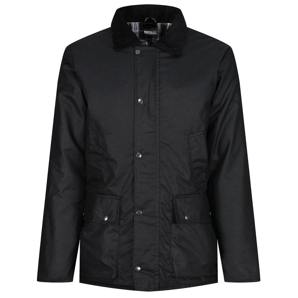 REGATTA Mens Pensford Wax Jacket (Size L) - Black