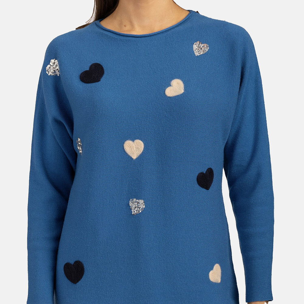 Viscose Knitted Jumper (Size 1x1 cm) - HIGH TIDE