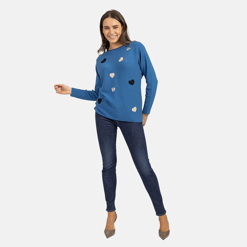 Viscose Knitted Jumper (Size 1x1 cm) - HIGH TIDE