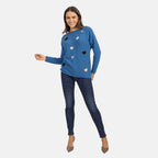 Viscose Knitted Jumper (Size 1x1 cm) - HIGH TIDE