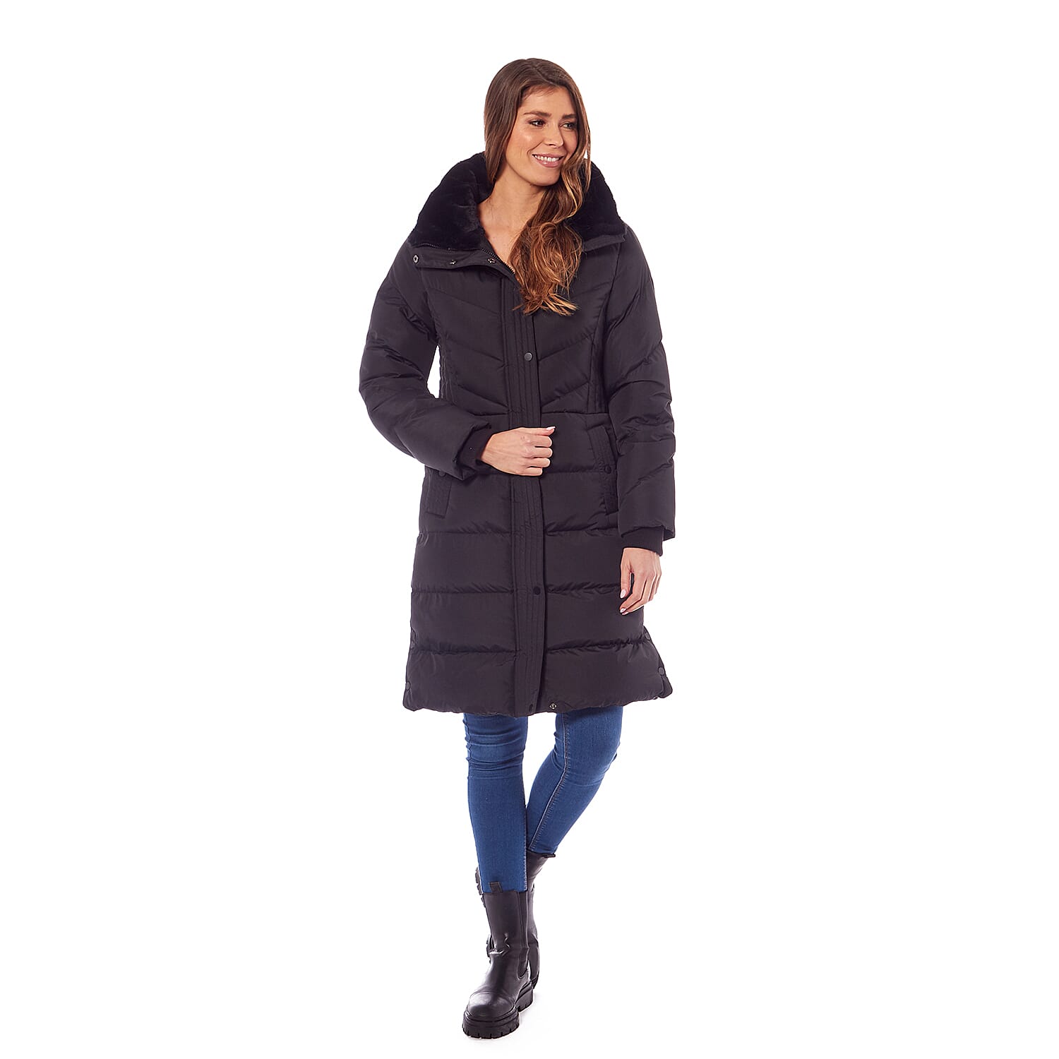 No Brand Woven Jacket (Size 1x1 cm) - Black