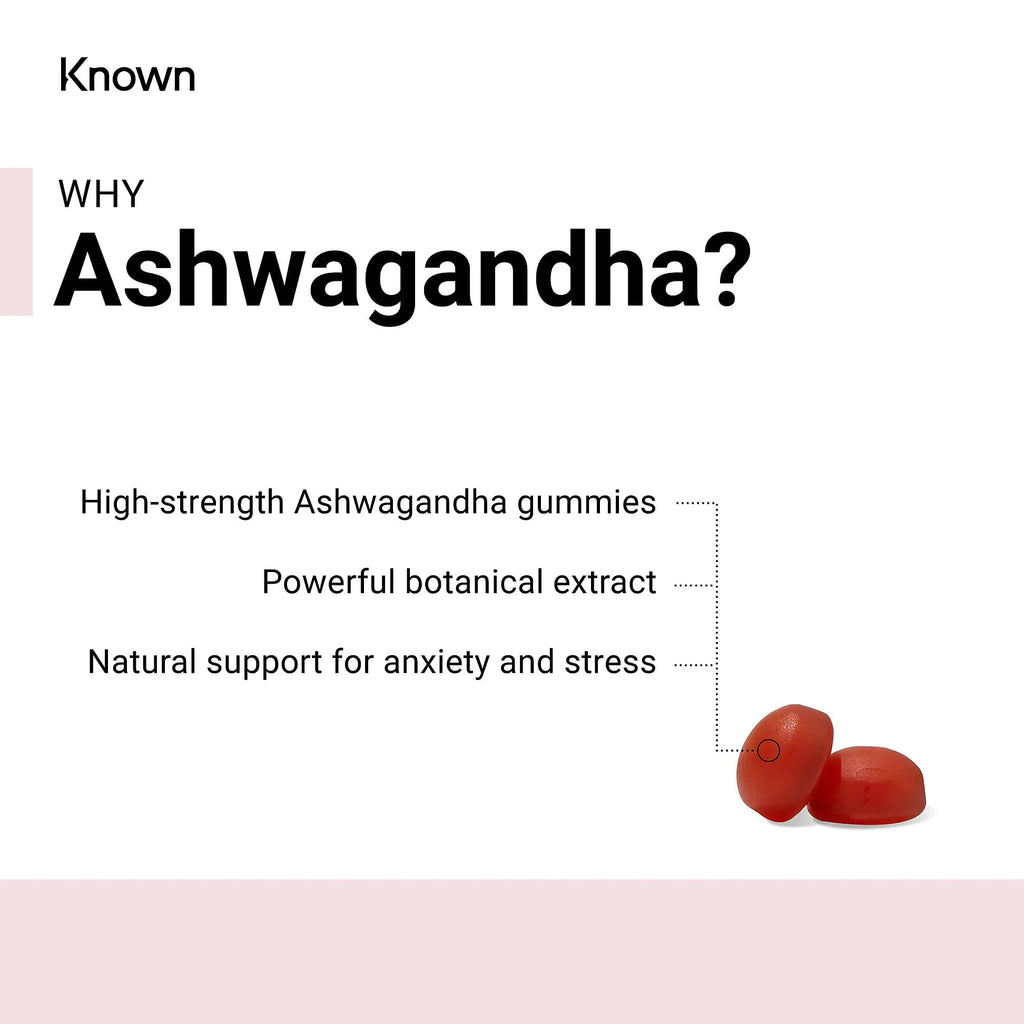 Known Ashwagandha Vegan Gummies- Pack of Two