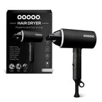 OOOOO Hair Dryer with 2 Heat Setting - Lightweight Foldable Handle - 1500W