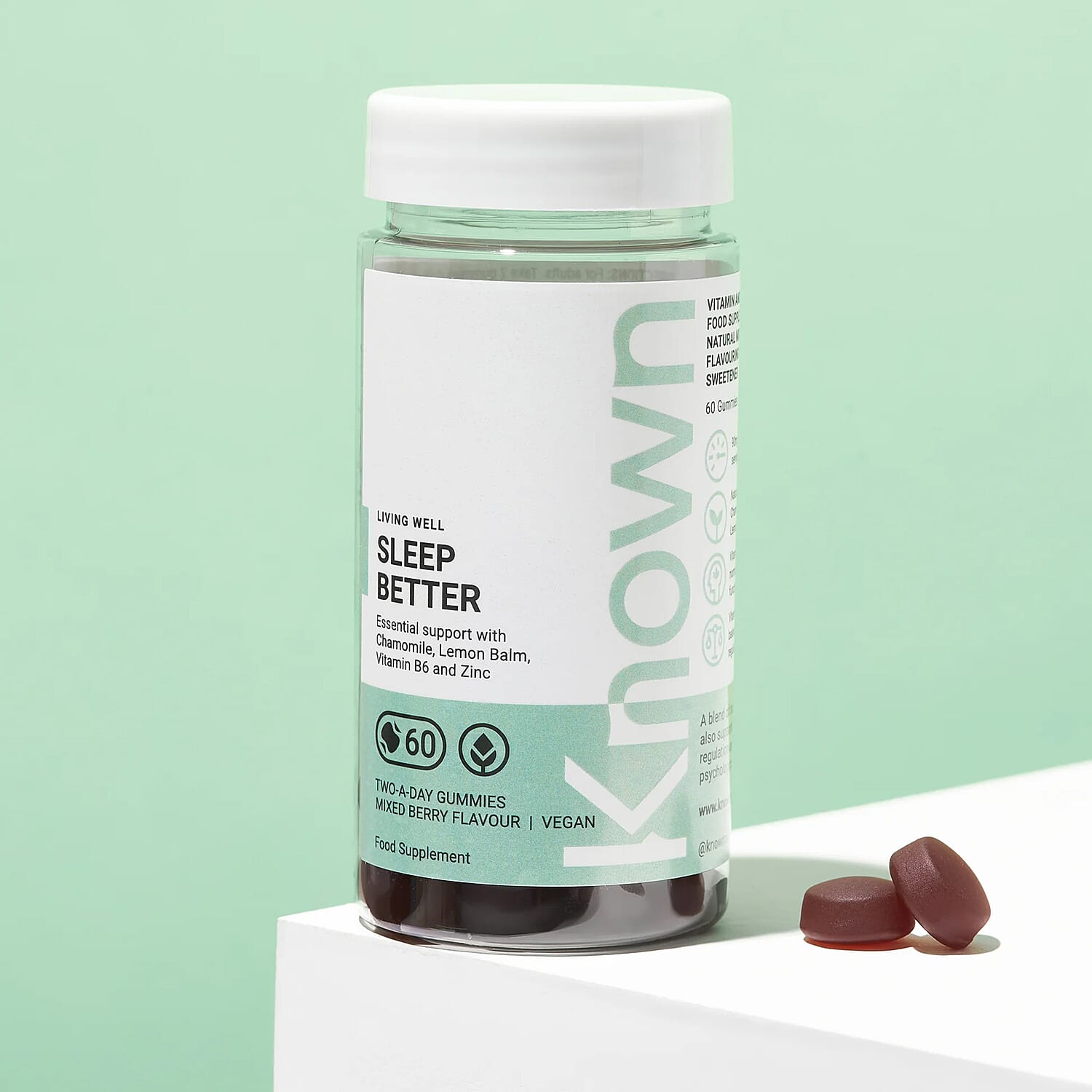 Known Sleep Better Vegan Gummies (Pack of 2)