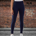 Nova of London Full Size Fleece Lined Legging (Size 20-22) - Navy